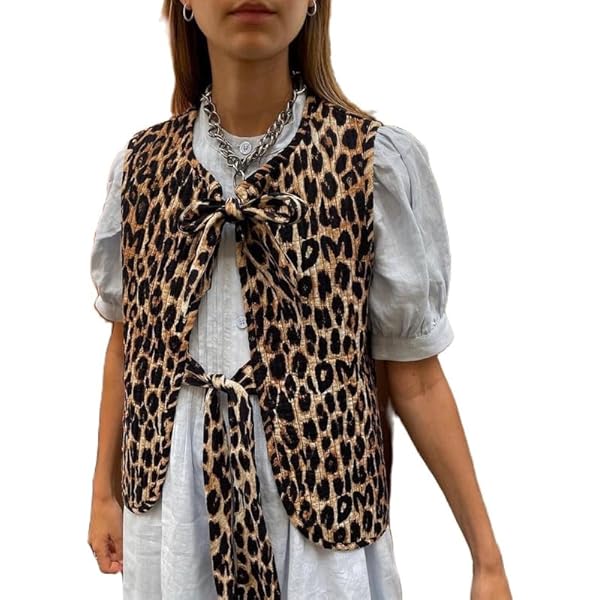 トップス 60's~70's/leopard vest Vintage Leopard Reversible Vest by Watatsune Japan Designer
